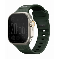 Ремешок Uniq Stride FKM Rubber для Apple Watch 49/45/44/42 мм, Green, зеленый