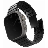 Ремешок Uniq Strova MAG для Apple Watch 49/45/44/42 мм, Black, черный