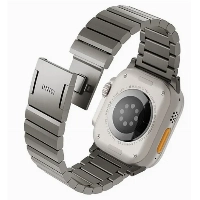 Ремешок Uniq Strova MAG для Apple Watch 49/45/44/42 мм, Titan, титан