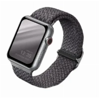 Ремешок Uniq Aspen Strap Braided для Apple Watch 41/40/38 мм, Gray, серый