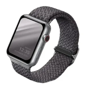 Ремешок Uniq Aspen Strap Braided для Apple Watch 41/40/38 мм, Gray, серый