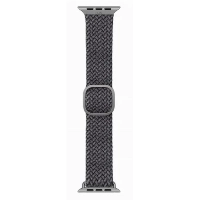Ремешок Uniq Aspen Strap Braided для Apple Watch 41/40/38 мм, Gray, серый