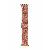 Ремешок Uniq Aspen DE Strap Braided для Apple Watch 41/40/38 мм, Pink, розовый