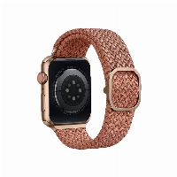 Ремешок Uniq Aspen DE Strap Braided для Apple Watch 41/40/38 мм, Pink, розовый