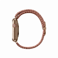 Ремешок Uniq Aspen DE Strap Braided для Apple Watch 41/40/38 мм, Pink, розовый