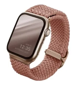 Ремешок Uniq Aspen Strap Braided для Apple Watch 49/45/44/42 мм, Pink, розовый