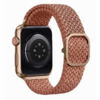 Ремешок Uniq Aspen Strap Braided для Apple Watch 49/45/44/42 мм, Pink, розовый