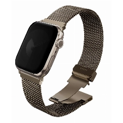Ремешок Uniq Dante PRO Strap Mesh Steel для Apple Watch 42/41/40/38 мм, Gold, золотой