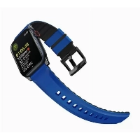 Ремешок Uniq LINUS Airosoft silicone для Apple Watch 49/45/44/42 мм, Blue, синий