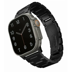 Ремешок Uniq OSTA для Apple Watch 49/45/44/42 мм, Black, черный