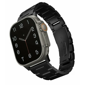Ремешок Uniq OSTA для Apple Watch 49/45/44/42 мм, Black, черный