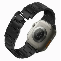 Ремешок Uniq OSTA для Apple Watch 49/45/44/42 мм, Black, черный