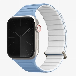 Ремешок Uniq REVIX EVO для Apple Watch 41/40/38 мм, Blue/White, синий/белый