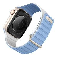 Ремешок Uniq REVIX EVO для Apple Watch 41/40/38 мм, Blue/White, синий/белый