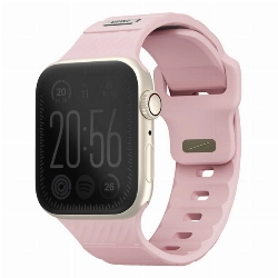 Ремешок Uniq Stride FKM Rubber для Apple Watch 41/40/38 мм, Pale Pink, светло-розовый