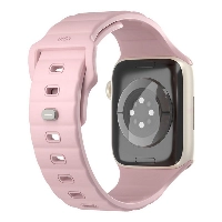 Ремешок Uniq Stride FKM Rubber для Apple Watch 41/40/38 мм, Pale Pink, светло-розовый