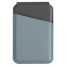 Кардхолдер-подставка Uniq LYDEN DS MagSafe, Blue/Black, синий/черный