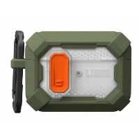 Чехол Urban Armor Gear (UAG) Plasma Case для AirPods Pro/Pro 2, Olive Drab, оливково-серый