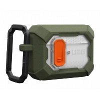 Чехол Urban Armor Gear (UAG) Plasma Case для AirPods Pro/Pro 2, Olive Drab, оливково-серый