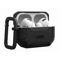 Чехол Urban Armor Gear (UAG) Scout Case для AirPods Pro/Pro 2, Black, черный
