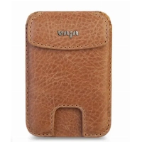 Кардхолдер VAJA V-Mag Mini Wallet, Pull Up Camel, коричневый (CGE-VCV-510)