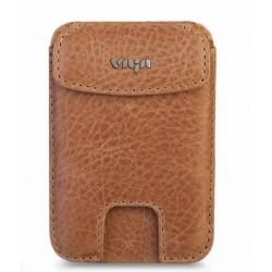 Кардхолдер VAJA V-Mag Mini Wallet, Pull Up Camel, коричневый (CGE-VCV-510)