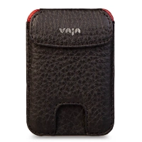 Кардхолдер VAJA V-Mag Mini Top Wallet, Black and Rosso, черный/красный (CGE-MCM-GTR)