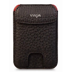 Кардхолдер VAJA V-Mag Mini Top Wallet, Black and Rosso, черный/красный (CGE-MCM-GTR)