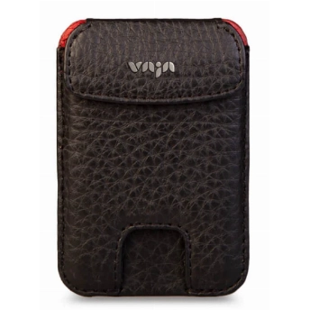 Кардхолдер VAJA V-Mag Mini Top Wallet, Black and Rosso, черный/красный (CGE-MCM-GTR)