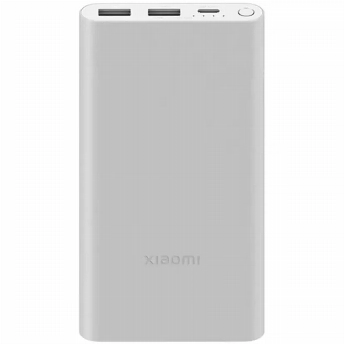 Внешний аккумулятор Xiaomi Power Bank 3 (PB100DZM), 10000 mAh, 22.5W, Silver, серебристый