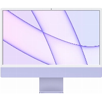 Моноблок Apple iMac 24 2021 MGPP3, 4480x2520, Apple M1, RAM 8 ГБ, SSD 256 ГБ, 8-core CPU, 8-core GPU, MacOS, Purple, фиолетовый