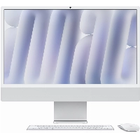 Моноблок Apple iMac 24 2024 (Z1E2000L1), 4480x2520, Apple M4, RAM 24 ГБ, SSD 512 ГБ,  8-core CPU, 8-core GPU, MacOS, Silver, серебристый