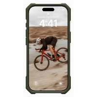 Чехол Urban Armor Gear (UAG) Essential Armor с MagSafe для Apple iPhone 16E, Olive Drab, оливковый
