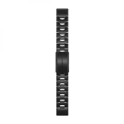 Ремешок Garmin QuickFit Band, 22 мм, Vented Titanium Bracelet with Carbon Grey DLC Coating, серый