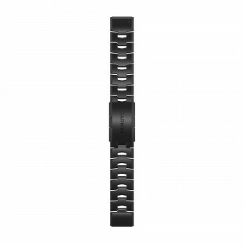 Ремешок Garmin QuickFit Band, 22 мм, Vented Titanium Bracelet with Carbon Grey DLC Coating, серый