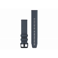 Garmin Quick Release Band, 20 мм, Granite Blue Silicone With Hardware, темно-синий