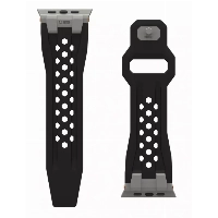 Urban Armor Gear (UAG) Monarch для Apple Watch 49/45/44/42 мм, Black/Titanium, черный/титановый