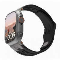 Urban Armor Gear (UAG) Monarch для Apple Watch 49/45/44/42 мм, Black/Titanium, черный/титановый