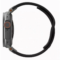 Urban Armor Gear (UAG) Monarch для Apple Watch 49/45/44/42 мм, Black/Titanium, черный/титановый