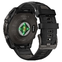Garmin Fenix 8, 47 мм Solar Sapphire Carbon Gray DLC Titanium Black / Pebble Gray