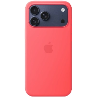 Apple iPhone 17 Pro Max Silicone Case (MHW64), Bright Guava, гуава