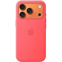 Iphone 16 Pro Silicone Case (MHW04), Bright Guava, гуава