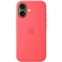 Apple iPhone 17 Silicone Case (MHVQ4), Bright Guava, гуава