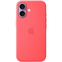 Apple iPhone 17 Silicone Case (MHVQ4), Bright Guava, гуава