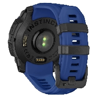 Умные часы Garmin Instinct 3, 45 мм, AMOLED, Bolt Blue/Black, синий