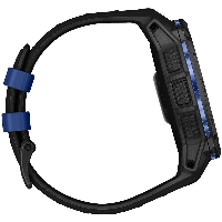 Умные часы Garmin Instinct 3, 50 мм, AMOLED, Black/Bolt Blue, черный/синий