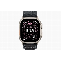 Apple Watch Ultra 3 49 мм, Natural Titanium Black Alpine Loop M
