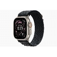 Apple Watch Ultra 3 49 мм, Natural Titanium Black Alpine Loop M
