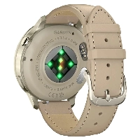 Garmin Venu 4 41mm Lunar Gold / Bone + Light Sand Leather Band