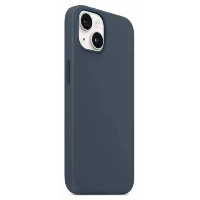Чехол Apple iPhone 14 Silicone Case, Storm blue, темно-синий